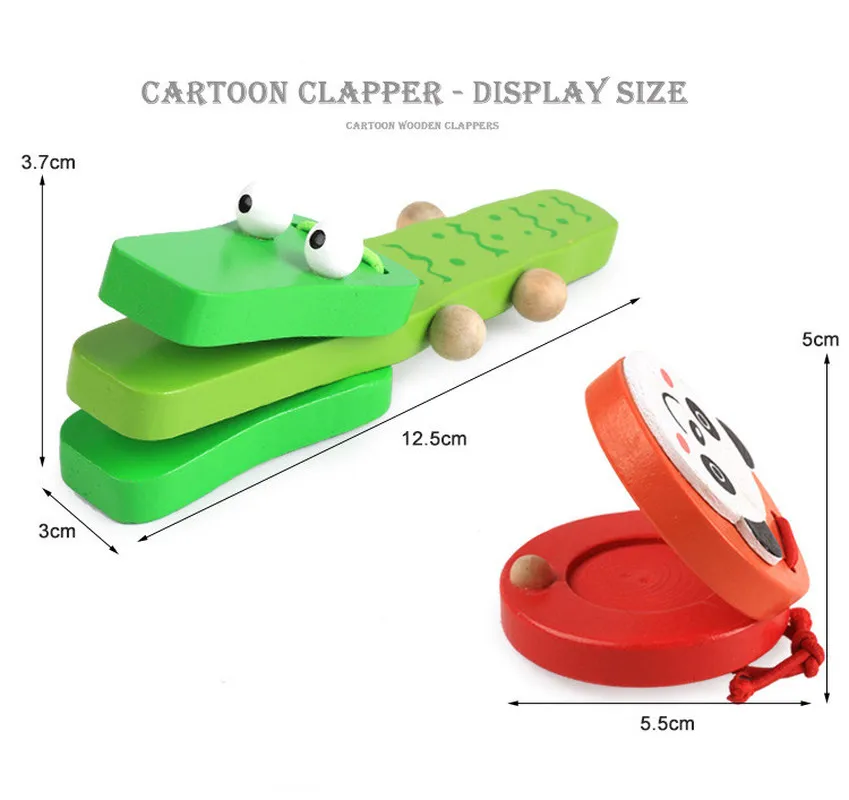 Детские милые деревянные музыкальные инструменты для малышей игрушки обучающие