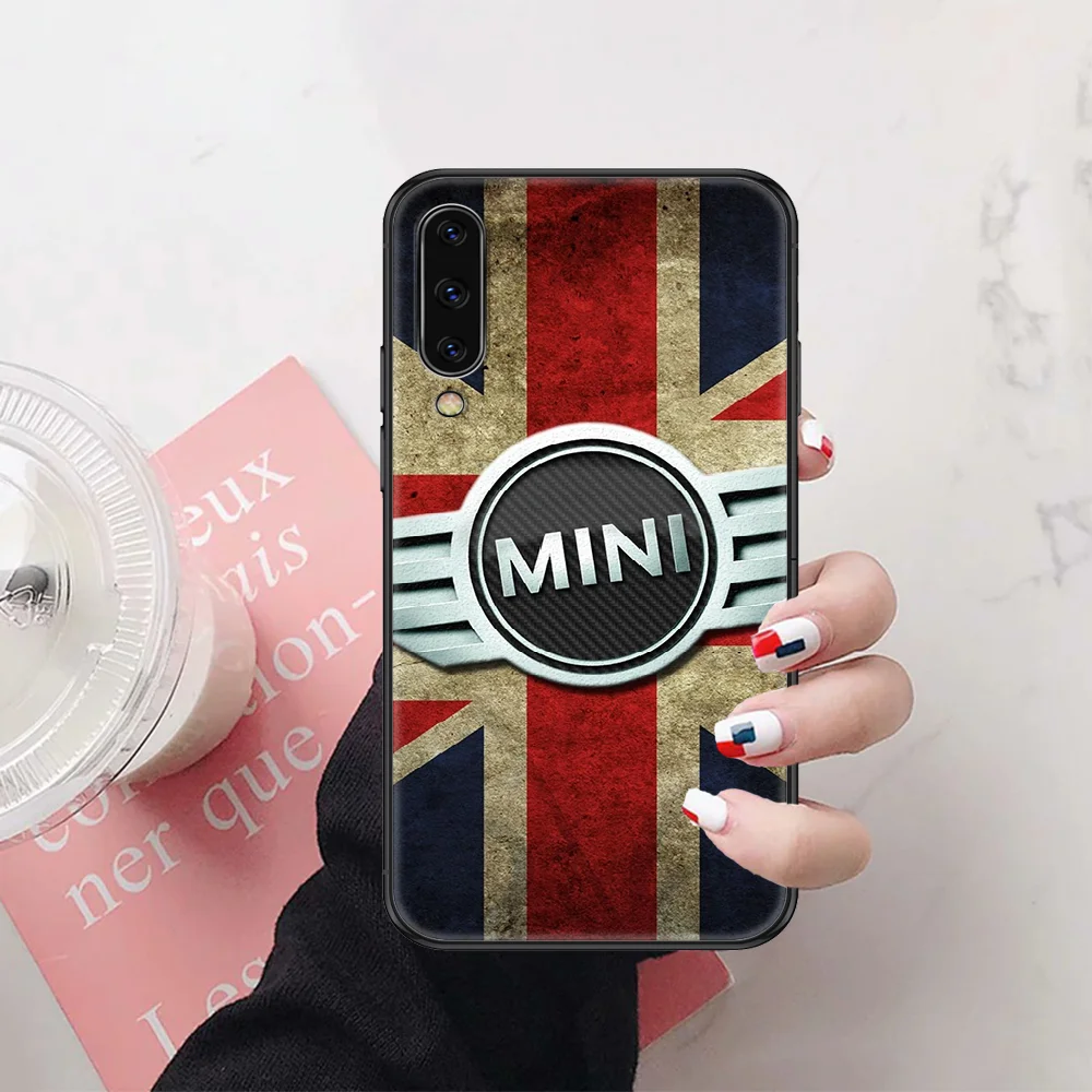 

car logo mini cooper Phone case For Samsung Galaxy A 3 5 7 8 10 20 21 30 40 50 51 70 71 E S 2016 2018 black art Etui luxury