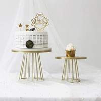 gold cake stand metal dessert table cake tray christmas birthday party macaron cupcake rack stand for wedding party gathering