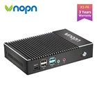 Vnopn безвентиляторный мини ПК AMD четырехъядерный Windows 10 Pro OEM Лицензия маленький домашний компьютер WIFI HD-MI VGA LAN HTPC DDR3 настольный мини-компьютер