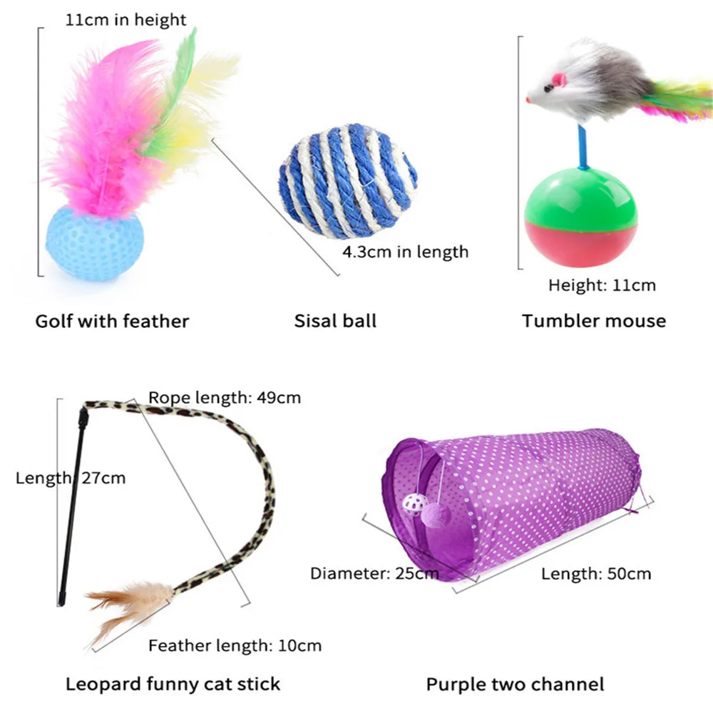 

28pcs Cat Toys Interactive, for Indoor Feather,Ball,Mouse Kitten Toys Variety Bundle Set with Wand, Balls, Mouses, Catnip