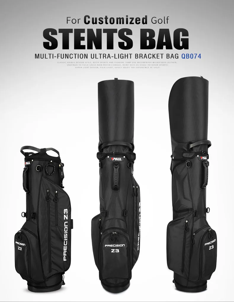 Pgm Golf Bags Waterproof Golf Club Set Bag Can Hold All Sets Clubs Outdoor Sport Cover Bags Golf Stand Bag Men Women Portable