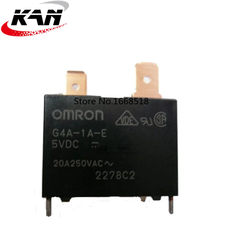 10 шт./лот G4A 1A E 12VDC 24VDC 12V 24V 20A 250VAC Мощность реле для кондиционирования воздуха|Реле|