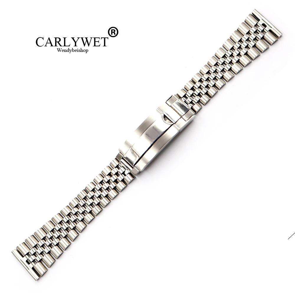 

Ремешок CARLYWET из нержавеющей стали для наручных часов Omega IWC Tudor Seiko, 20, 22 мм, оптовая продажа