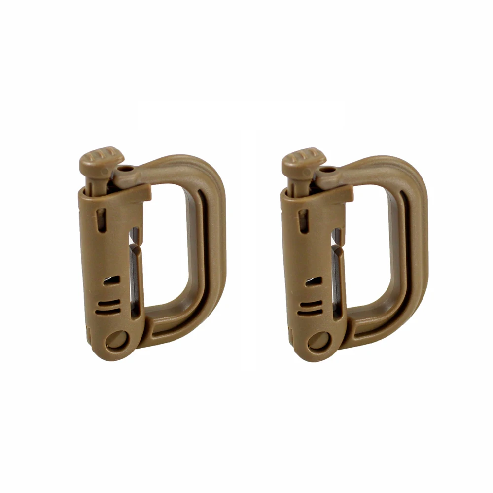 DEX2 Карабин армейский D-ring Clip Molle лямки Пластиковый Рюкзак Пряжка защелкивающийся замок Grimlock Camp Hike горный подъем открытый - Цвет: DEX2