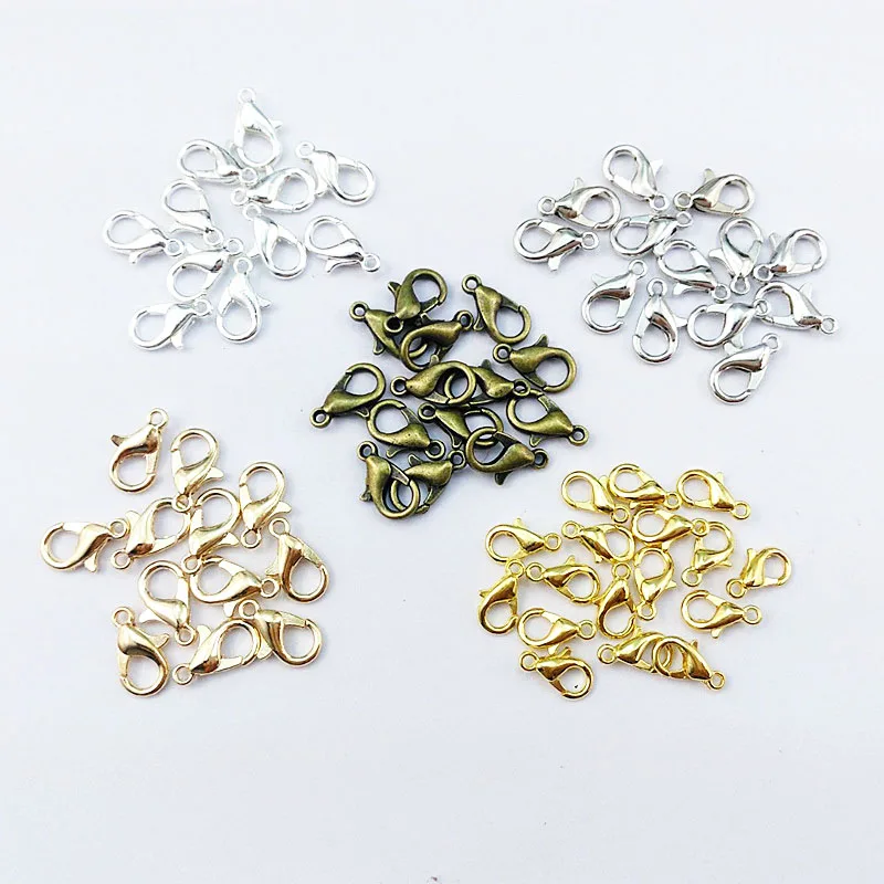 

Застежка-карабин для изготовления ювелирных изделий «сделай сам», застежка для ожерелий, браслетов, ювелирных аксессуаров, 20 шт.