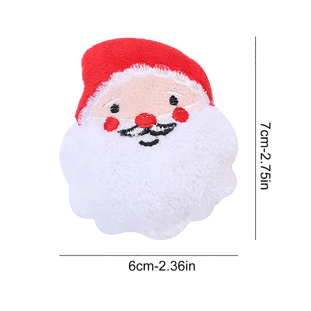 

Legendog 3Pcs/Set Christmas Plush Cat Toys Gingerbread Elk Santa Shape Cat Toy Kitten Catnip Toy Pet Supplies Cat Favors