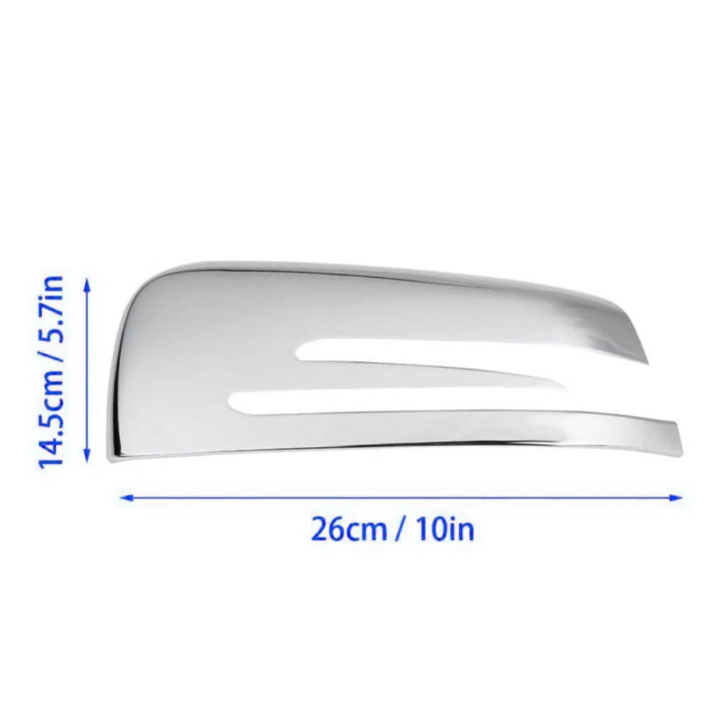 

car styling Chrome Rearview Mirror Cap Protection Cover Trim For Mercedes-Benz GLA X204 W117 W212 W204 replace car Accessories