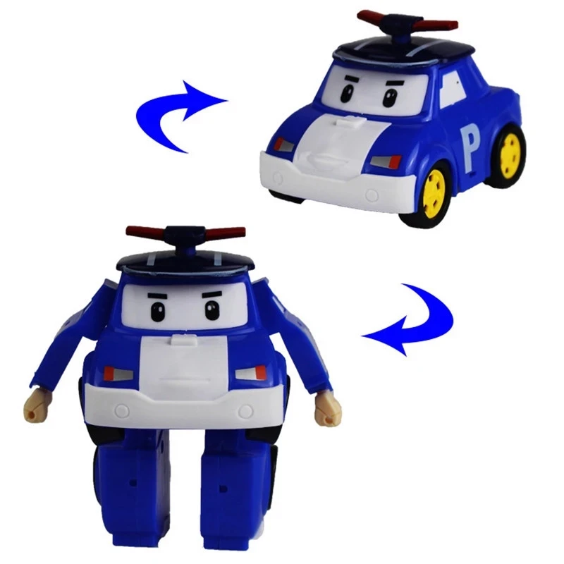 

Робот-трансформер полиция поли, 6 моделей