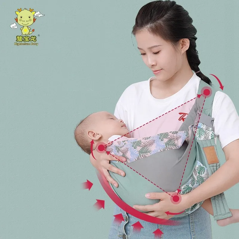 Pudcoco детский слинг обертывание пеленание детей уход Papoose сумка передняя