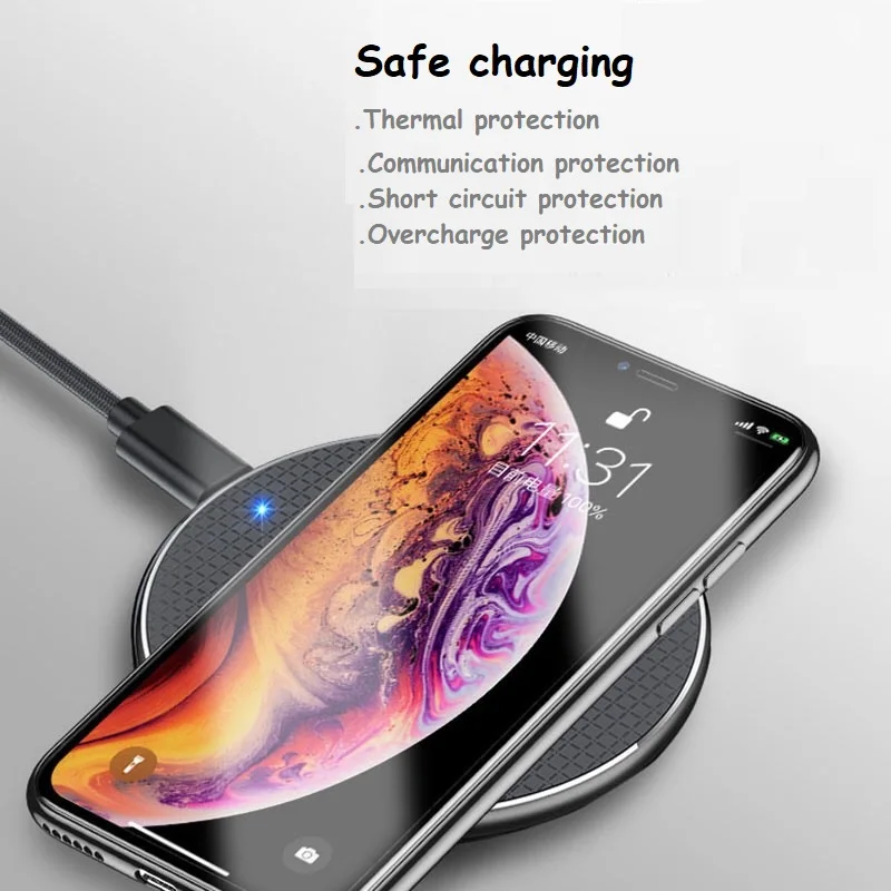 20w fast wireless charger dock for samsung galaxy s10 s9 s8 note 9 usb qi charging pad for iphone 11 pro xs max xr 8 plus 12 13 free global shipping