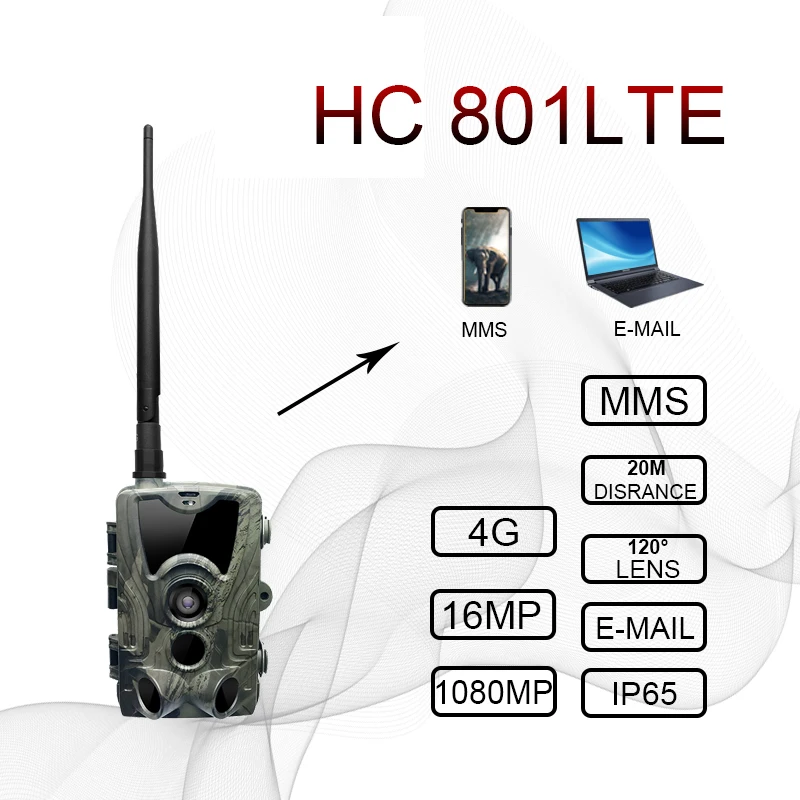 HC801LTE Охота Камера 2/3/4G инфракрасный Ночное видение Trail Камера s 1080P фото ловушки дикой природы Cam Hunter Скаутинг Chasse