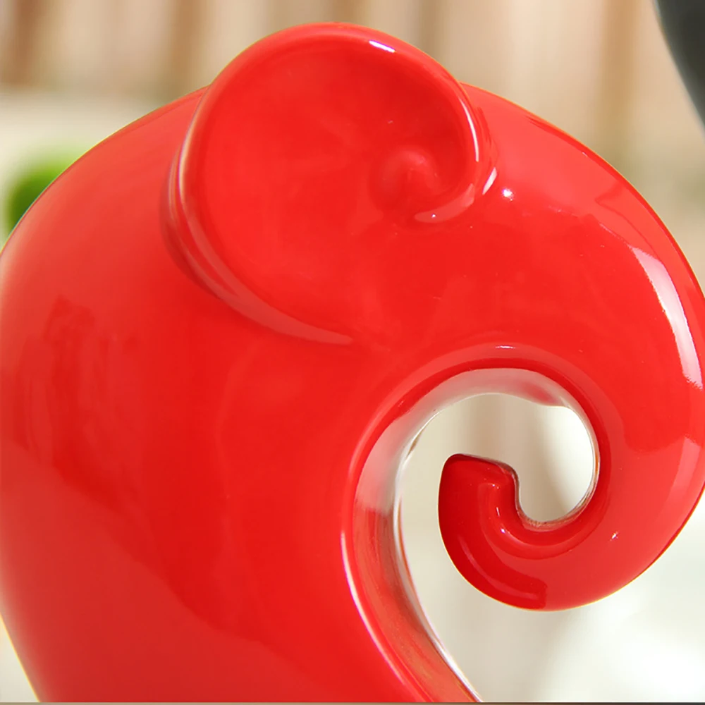 1 пара керамических слонов декоративные фигурки пар креативные подарки