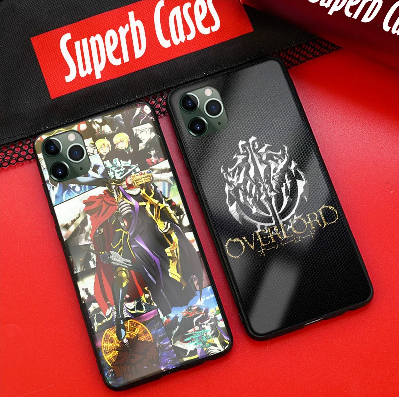 Nazarick Logo Overlord аниме мягкий силиконовый стеклянный чехол для телефона iPhone 6 6s 7 8 Plus X