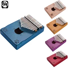 Калимба 17 ключ игрушечное пианино Mbira деревянный Пальчиковый
