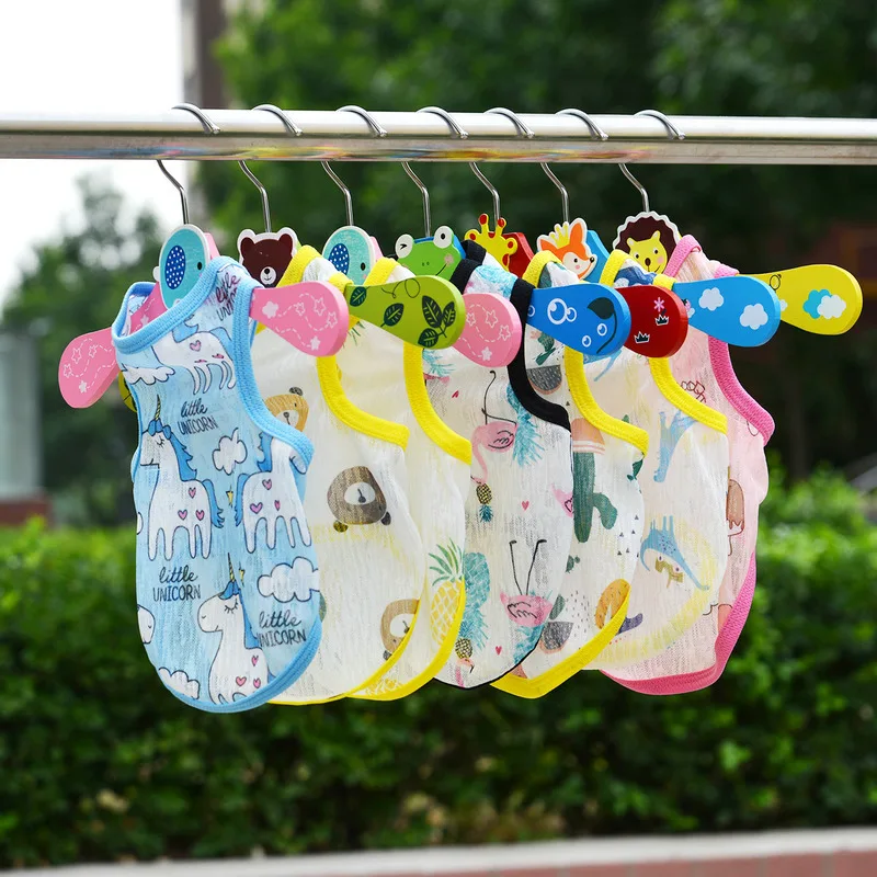 

Cute Dog Clothes Summer Pets T-Shirt Sunscreen Breathable Puppy Vest Suit For Chihuahua Pug Cats Clothing Small Dogs Supplies