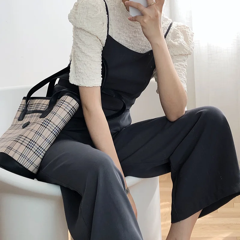 

Summer Women's Overalls Straps Casual Suit Jumpsuit