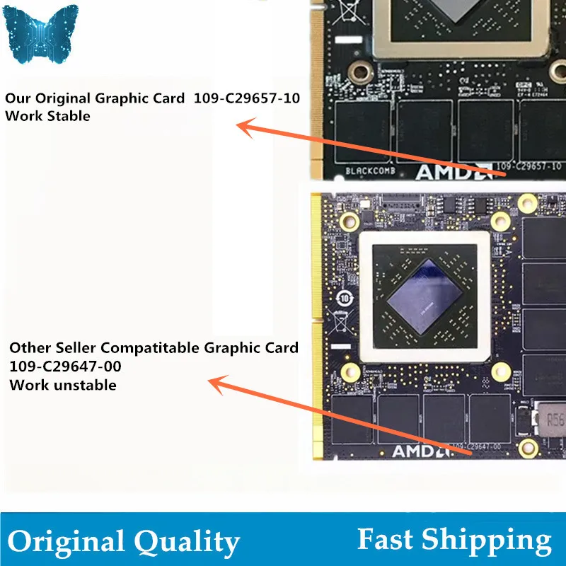 Оригинальная графическая карта Для iMac 27 &quotA1312 HD 6970 6970M 1 Гб 2 109-C29657-10 216-0811000 2011