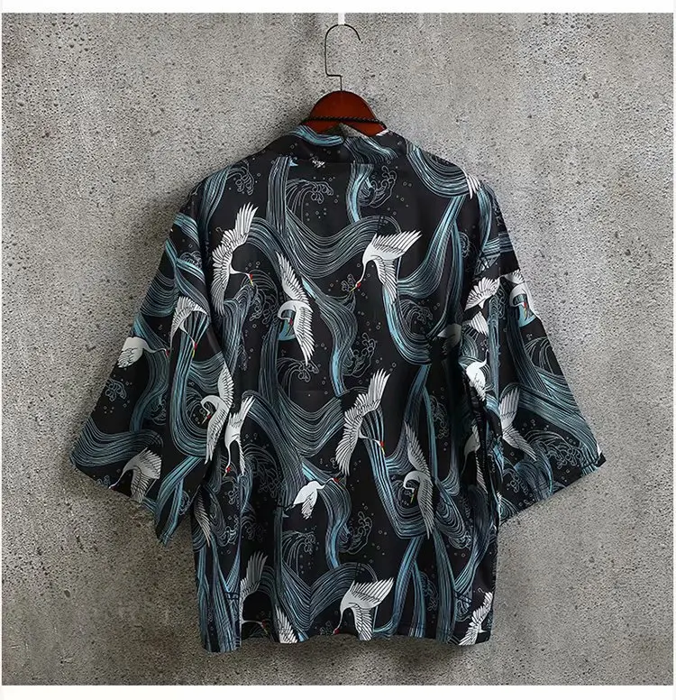 Кимоно женское в японском стиле юката кимоно китайском хаори Оби гейши уличная