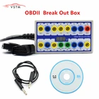 Авто автомобиль OBD 2 Break Out Box OBD OBDII протокол детектор диагностический детектор разъема