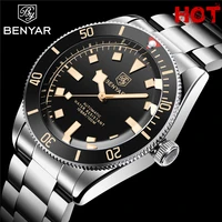 new benyar men automatic watches tourbillon luxury brand men watches male gold waterproof watch full steel reloj mecanico hombre