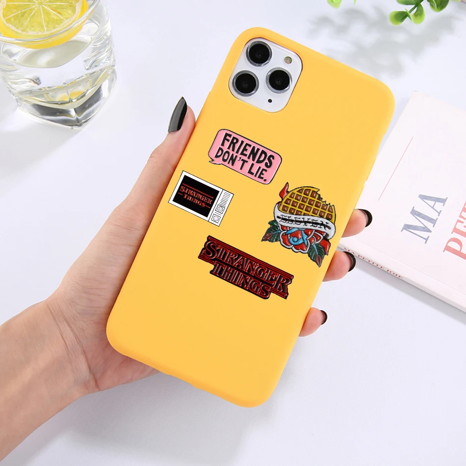 

PUNQZY Soft TPU Stranger Things Coque Shell Phone Case For iPhone 11 PRO MAX 8 7 6 6S Plus 5 5S XR X XS MAX CASE Cover Hot TV