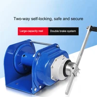 0 5t 6 125kn 120n heavy duty hand winch self locking hoist hand winch small crane tractor manual winch hoist without wire rope