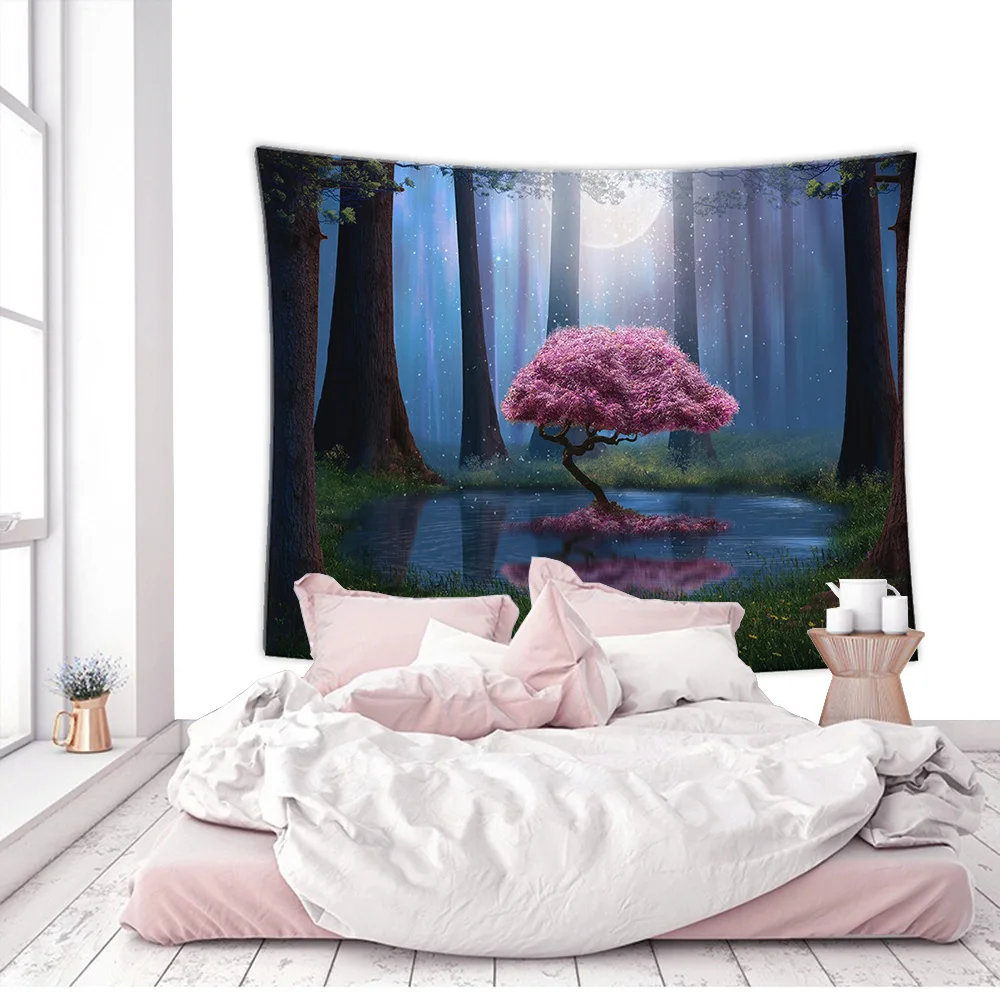 Dreamland лес гобелен настенный пляжный коврик для пикника палатка кемпинга спальный