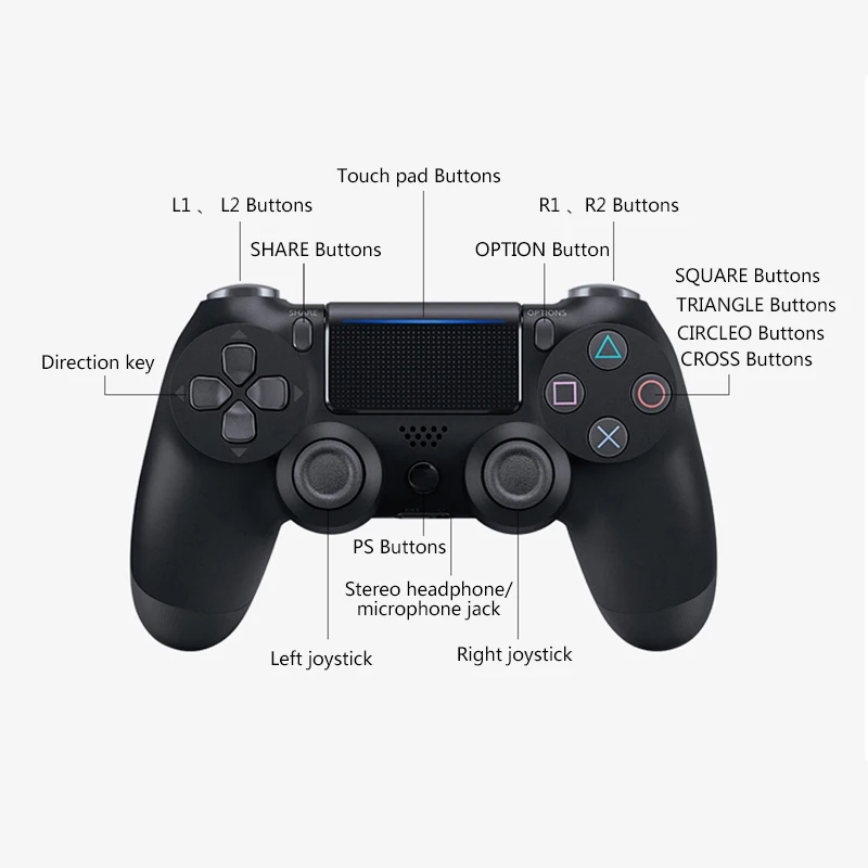 Геймпад для PS4 контроллер для Bluetooth контроллер для Playstation 4 контроллер для Playstation 4 для PS4 контроллер Джойстик