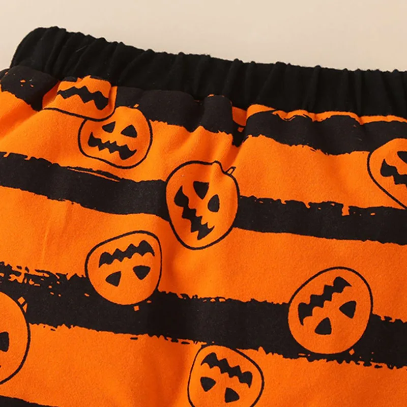 

Melario Halloween Baby Girl Clothes Newborn Infant Autumn 3Pcs Set Cotton Romper Pants Hat Outfits Clothes Baby Boys Girls Suit