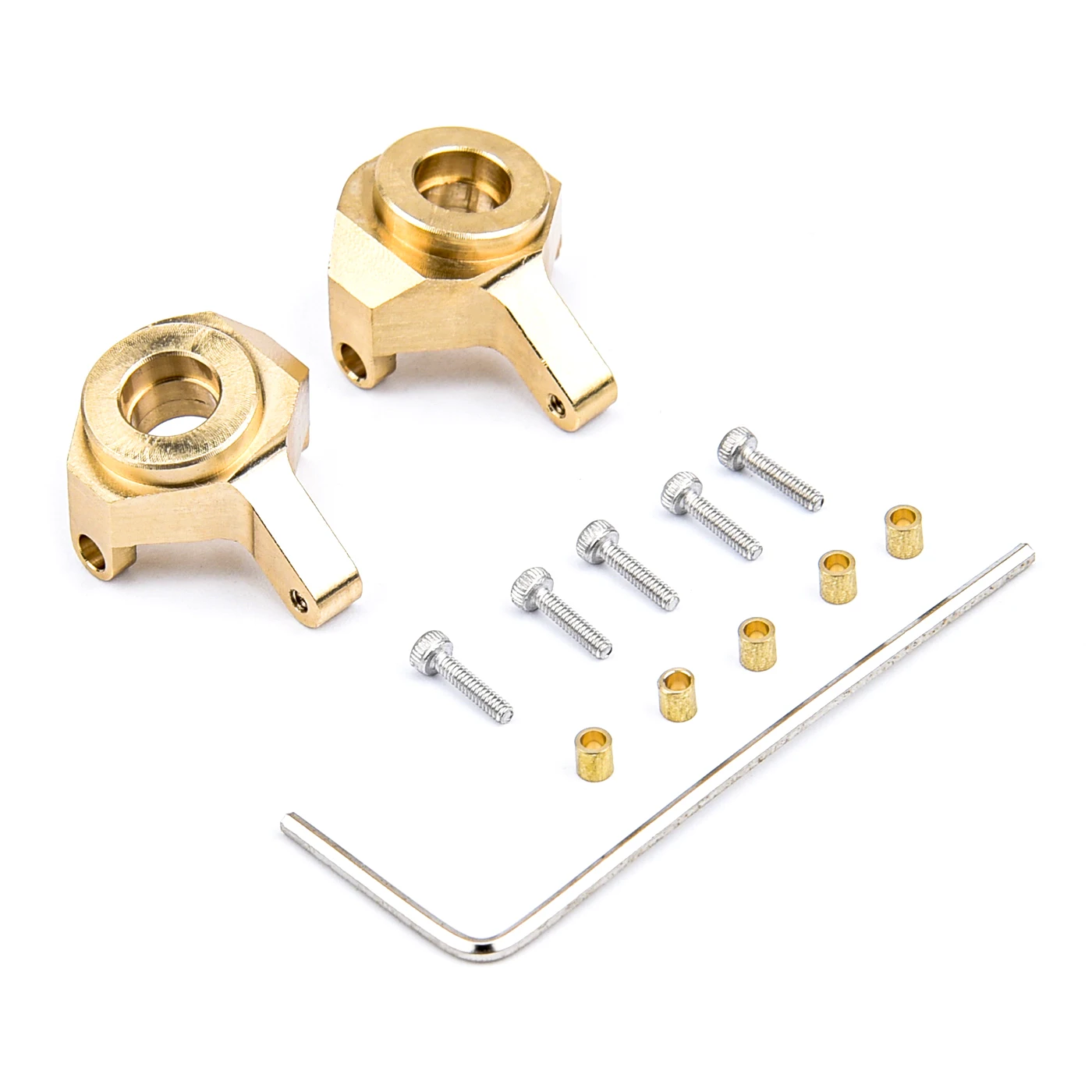 

Набор поворотных кулаков для радиоуправляемого автомобиля 1/24 1:24 SCX24 90081, 2 шт.