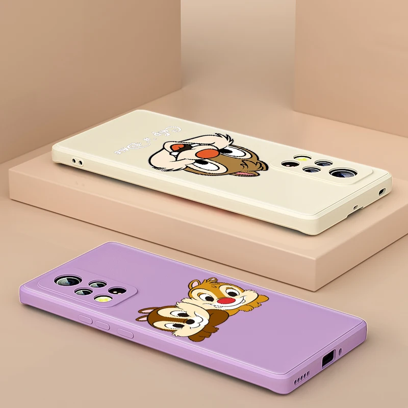 For Honor 50 SE V40 30 30S 20 20E 20S Lite Pro Plus 5G Phone Case Chip N Dale Cute Disney Liquid Silicone Soft Cover Capa | Мобильные