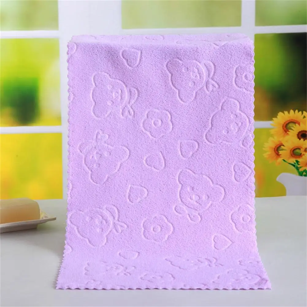 

10 Pcs Bath Towel Highly Absorbent Soft Microfiber Fine Stitching Durable Embossed Towels for Home