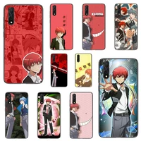 karma akabane assassination classroom anime phone case for huawei p y nova mate 20 30 10 40 pro lite smart cover fundas coque