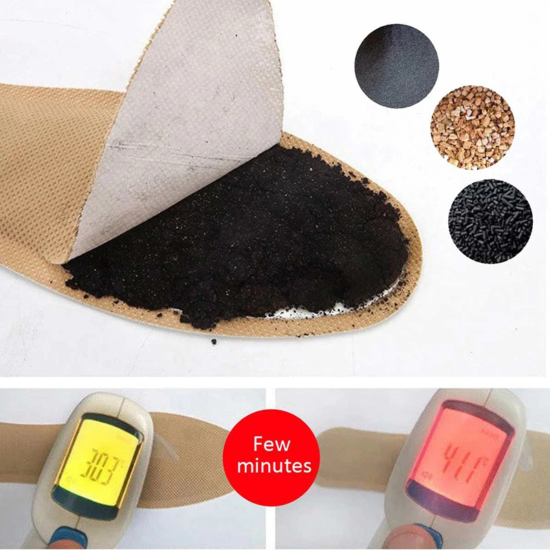 Теплые стельки для мужчин и женщин теплые мягкие дышащие с подогревом 10 часов |