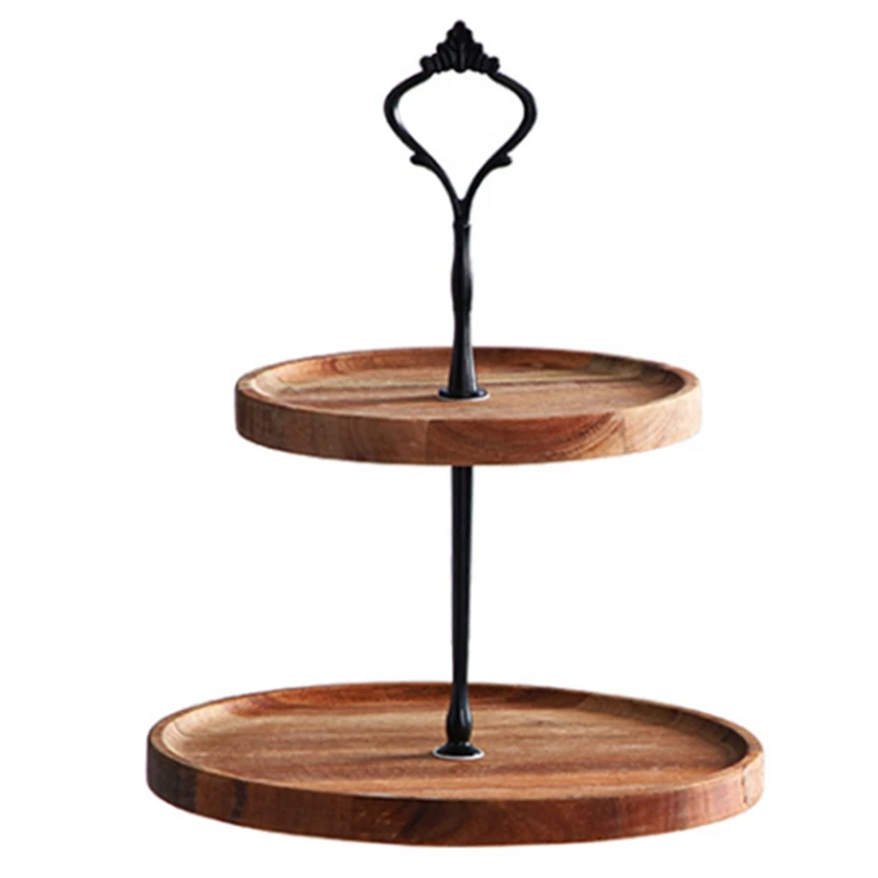

Creative Wooden Cake Tool Set, Dessert Pastry Display Stand,Party Holiday Decoration, Tall Cake Tray, Home Decoration