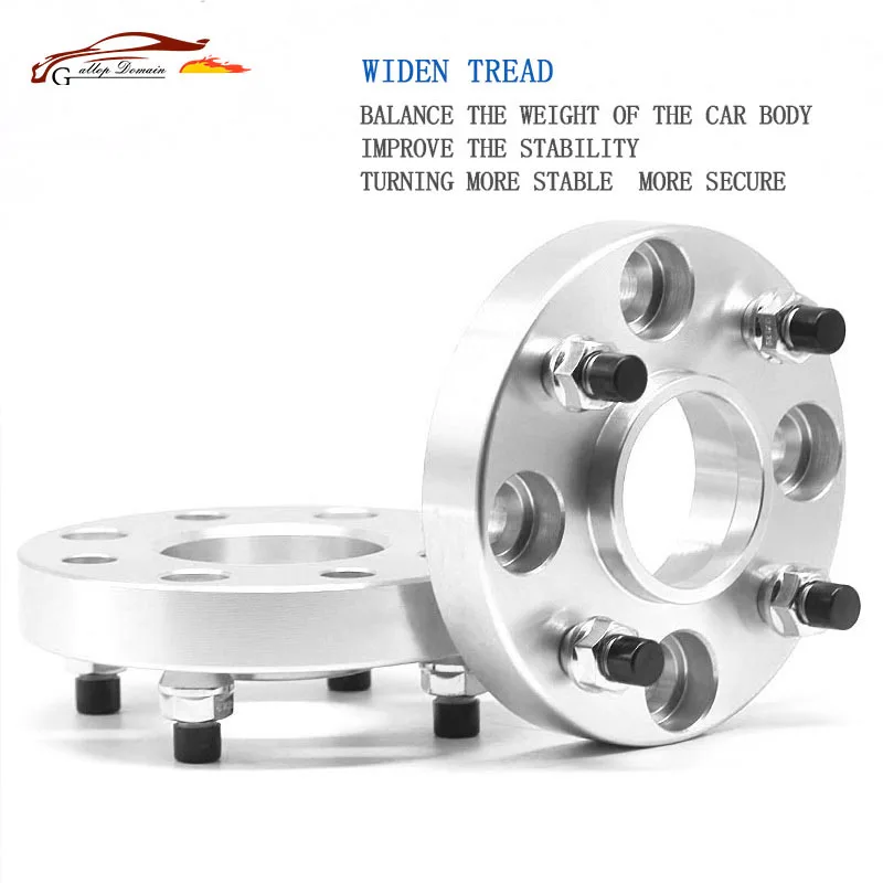 

2Pieces PCD 4X100 CB 57.1mm Thick 20-30mm Wheel Spacer Adapter 4lug VW Jetta Gower old Sandanap Sang silkworm 200 M12XP1.5