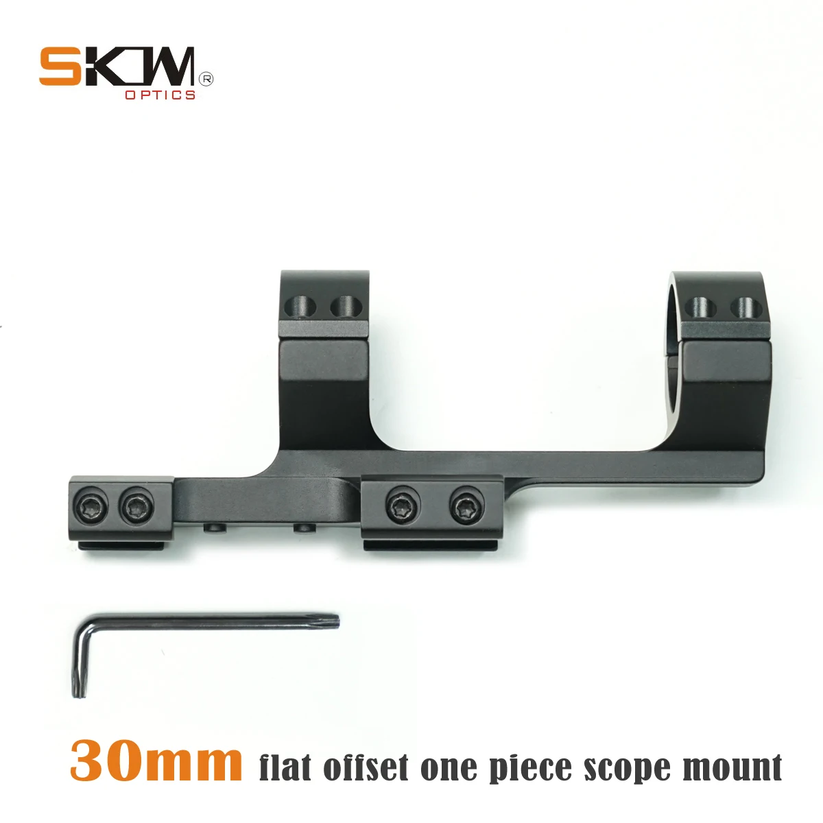 

Free Shipping SKWgear 30mm rings AR15 M4 Flat Offset One Piece Scope Mount 30mm mount for 1913 Picatinny Rails