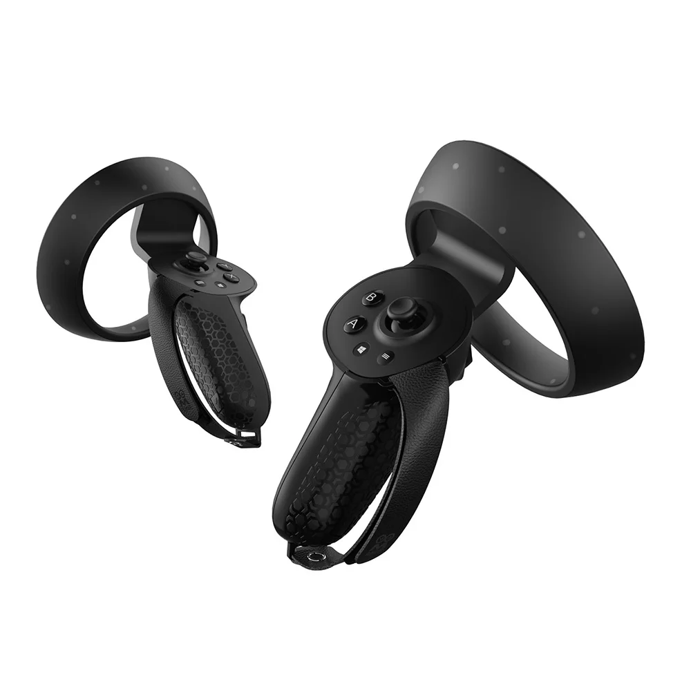 

VR Grip Cover Set For HP Reverb G2 VR Touch Controller Battery Opening Protector Case Wrist Sling Hand Strap Accessories