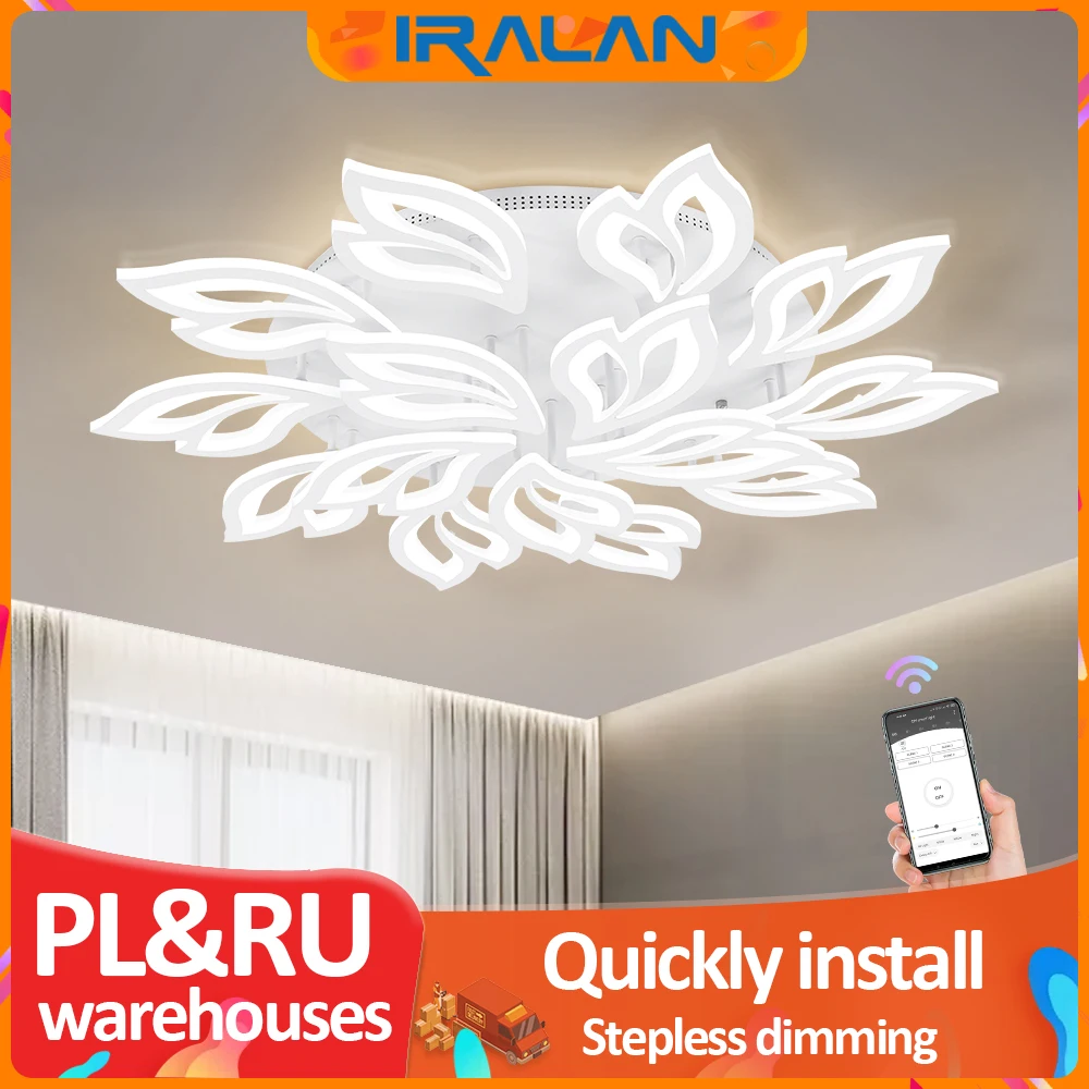 Потолочная люстра IRALAN для гостиной спальни современная домашняя декоративные