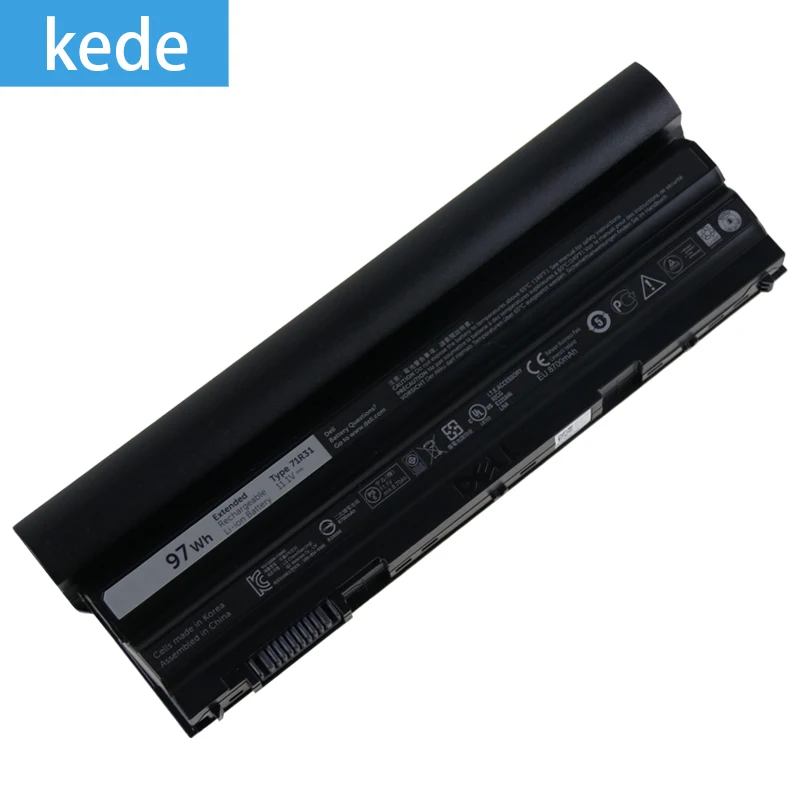 Kede ноутбук батарея 71R31 для Latitude E6440, N3X1D E6540 HTX4D 5DN1K GCJ48 312-1443 CRT6P WT5WP 11,1 V 97Wh 9 ячеек
