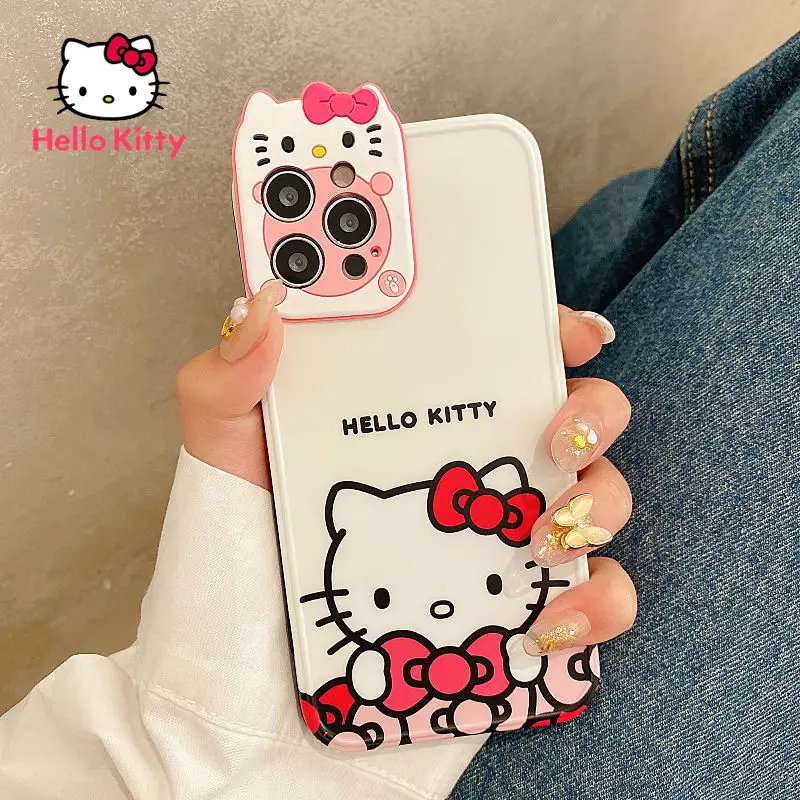 

Hello Kitty Creative Fashion Cartoon Phone Case for IPhone13 13Pro 13Promax 12 12Pro Max 11 11Pro X XS XR 7 8 Plus Cute Cover