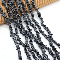 40cm natural snowflow stone rock freeform chips gravel beads for jewelry making diy bracelet necklace size 3x5 4x6mm