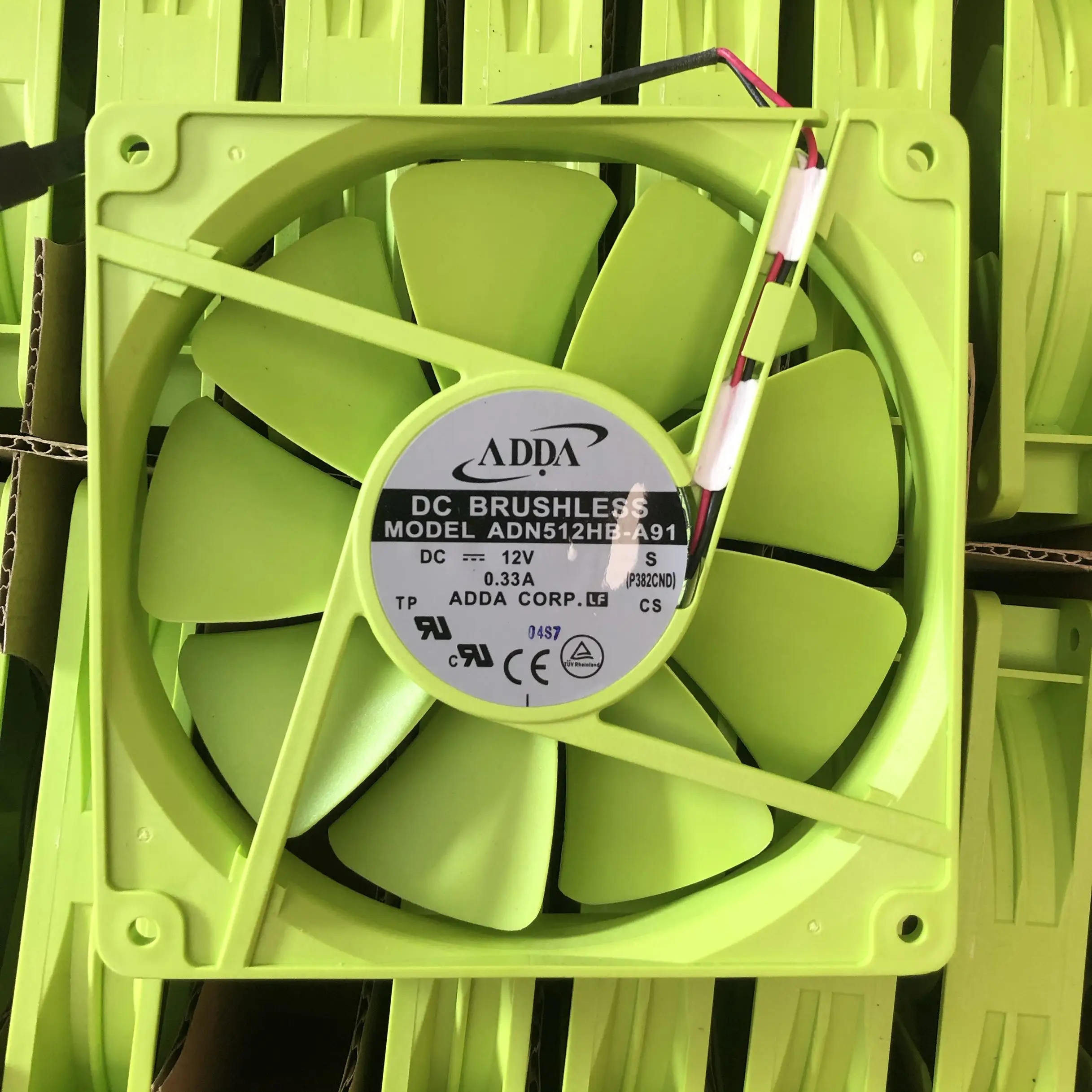 Охлаждающий вентилятор для сервера ADDA ADN512HB A91 S DC 12 В 0.33A 135x135x25 мм 2 провода|Кулеры и