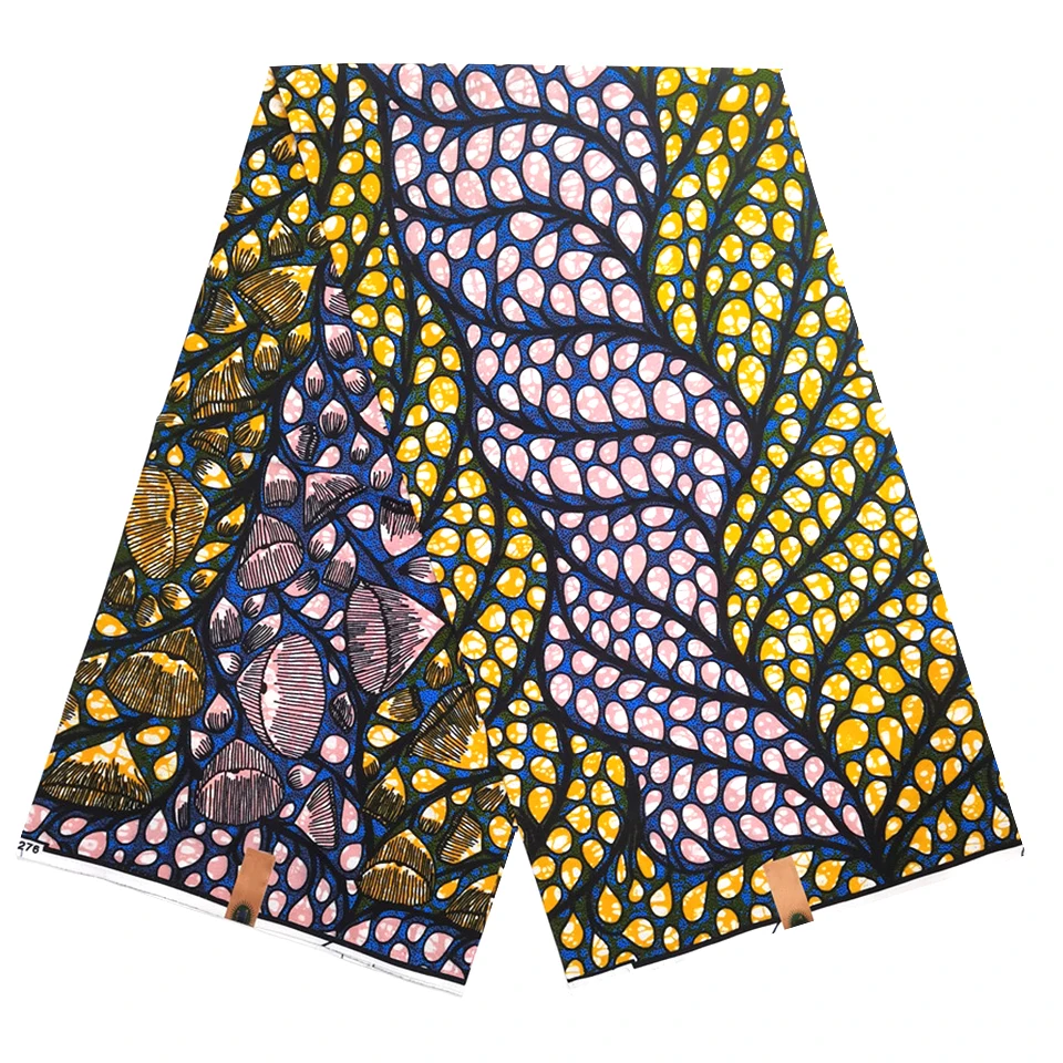 6 Yards Mitex Wax Print/ African Fabrics Kitenge/Pagnes/Tissues Africain/ Lapa/Chitenge HS-23
