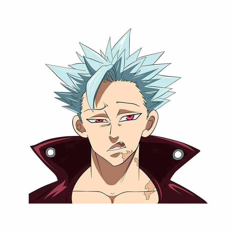 

High Quality Seven Deadly Sins Car Stickers Refrigerator Decal Waterproof Bumper Occlusion Scratch KK Vinyl Decor