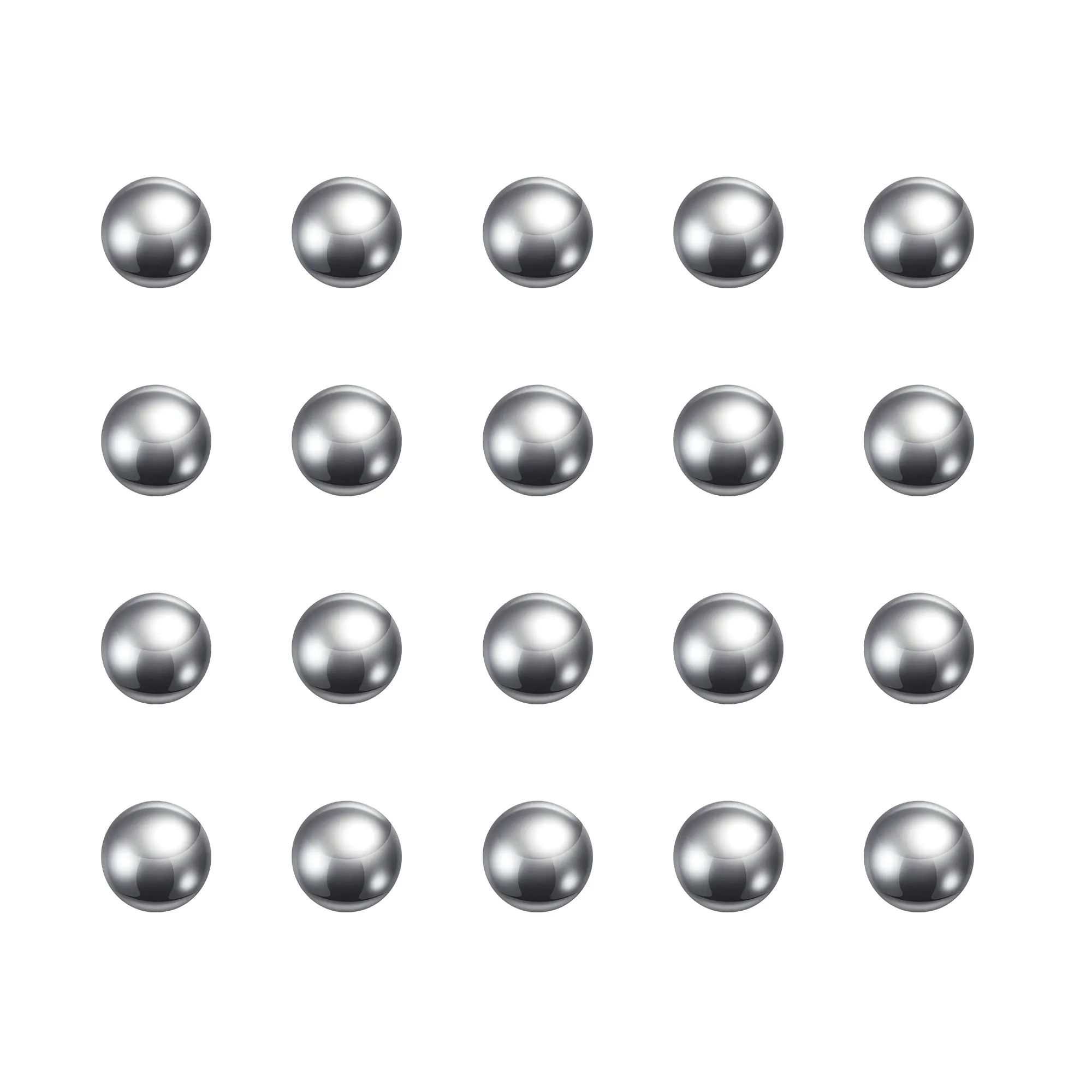 

Uxcell 200 шт 8 мм 304 шарики для подшипника из нержавеющей стали G100 точность