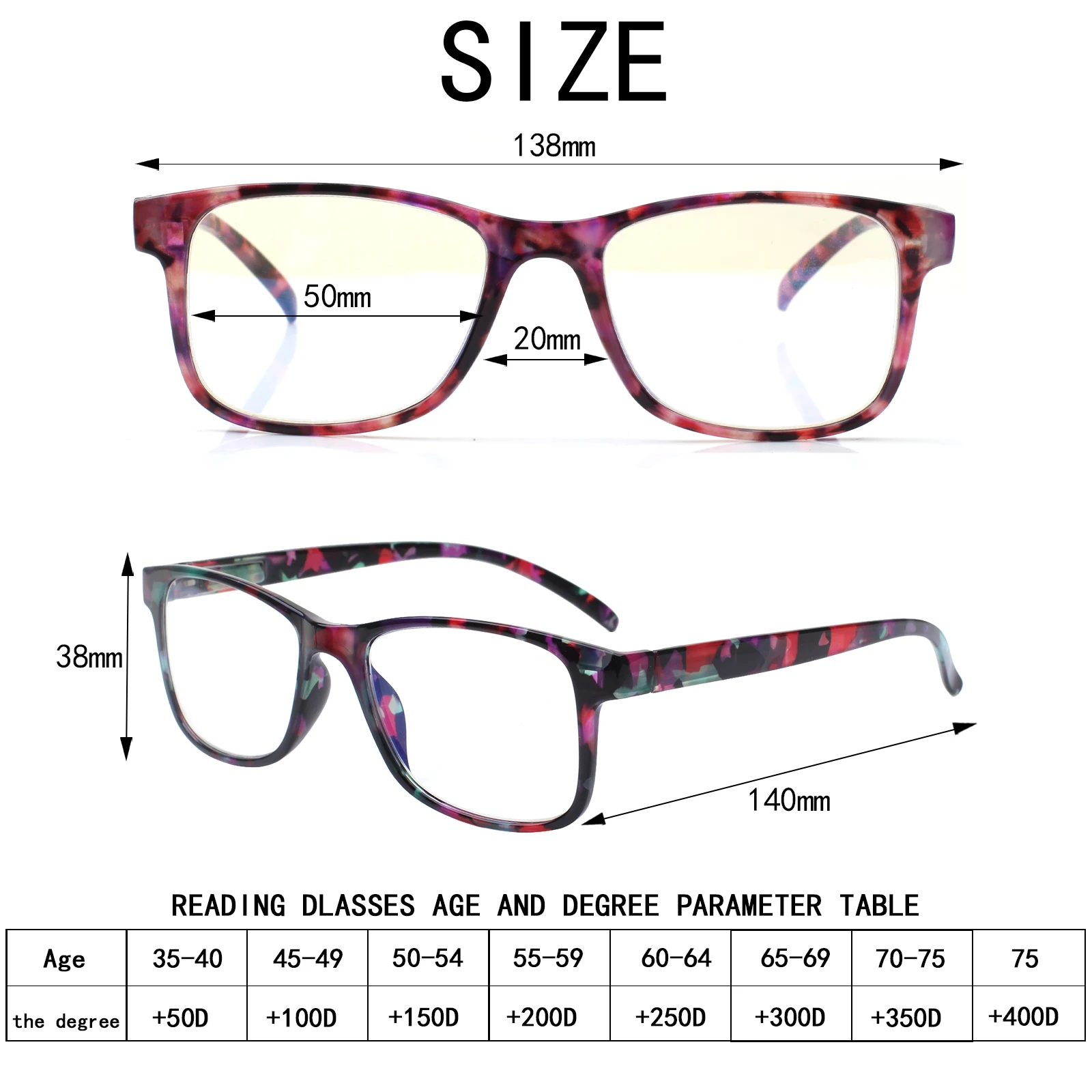 Очки для чтения с защитой от сисветильник и усталости Модные мужские женские