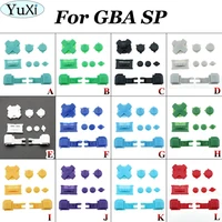 yuxi plastic for nintend for gameboy advance sp for gba sp buttons set full r l a b d pad part replacement