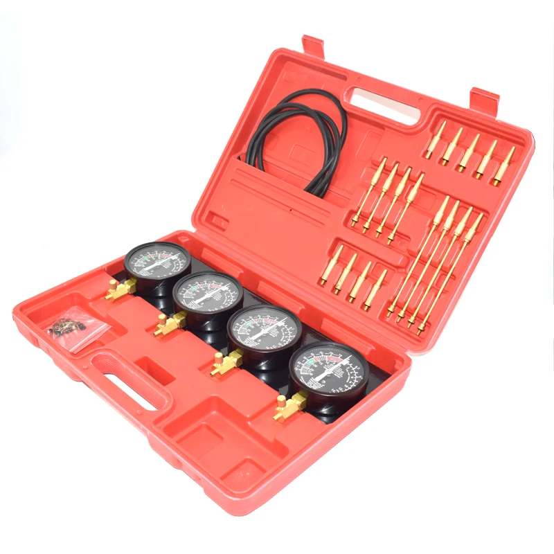 4-Cylinder Balance Gauge Fuel Vacuum Carburetor Synchronizer Set Kit Rubber Hose | Автомобили и мотоциклы